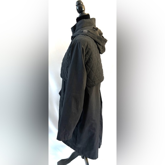 Mondetta Black Quilted Hooded Jacket - Picture 4 of 9